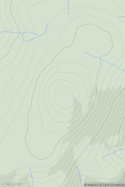 Thumbnail image for Cold Law [Northumberland] [NT953238] showing contour plot for surrounding peak
